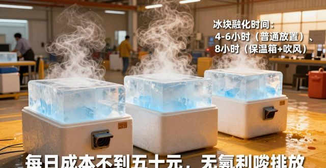 北京高温来袭 降温大冰块实测效果惊人